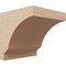 Ekena Millwork 12"W x 12"D x 12"H Wide Moab Rough Cedar Woodgrain TimberThane Corbel, Primed Tan CORUR12X12X12MOARCPR - alternate 1